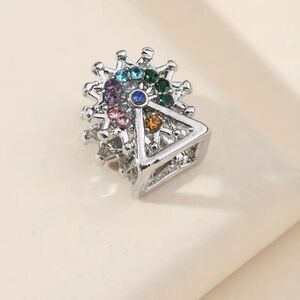New - Jeweled Ferris Wheel Charm